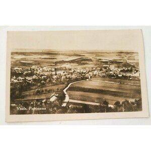 1950s Netherlands REAL PHOTO POSTCARD Vaals Panorama Ephemera BT960
